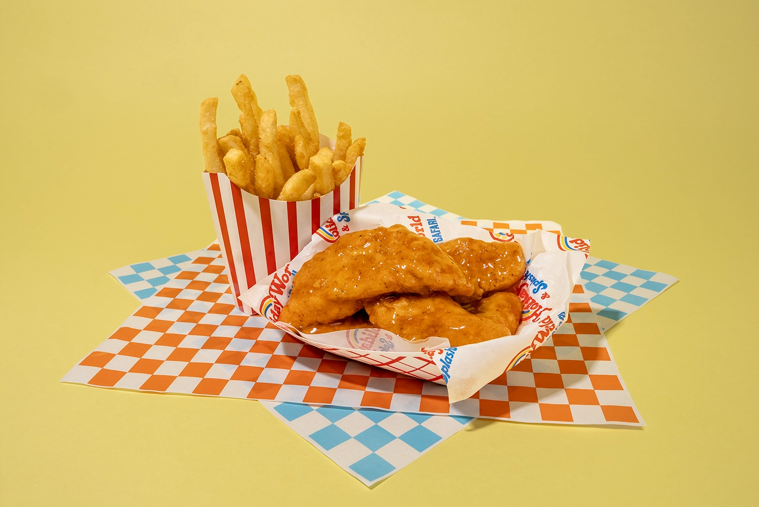 Duck Sauced Chicken Tender Combo available at Holiday World & Splashin' Safari during Rubber Duck Days